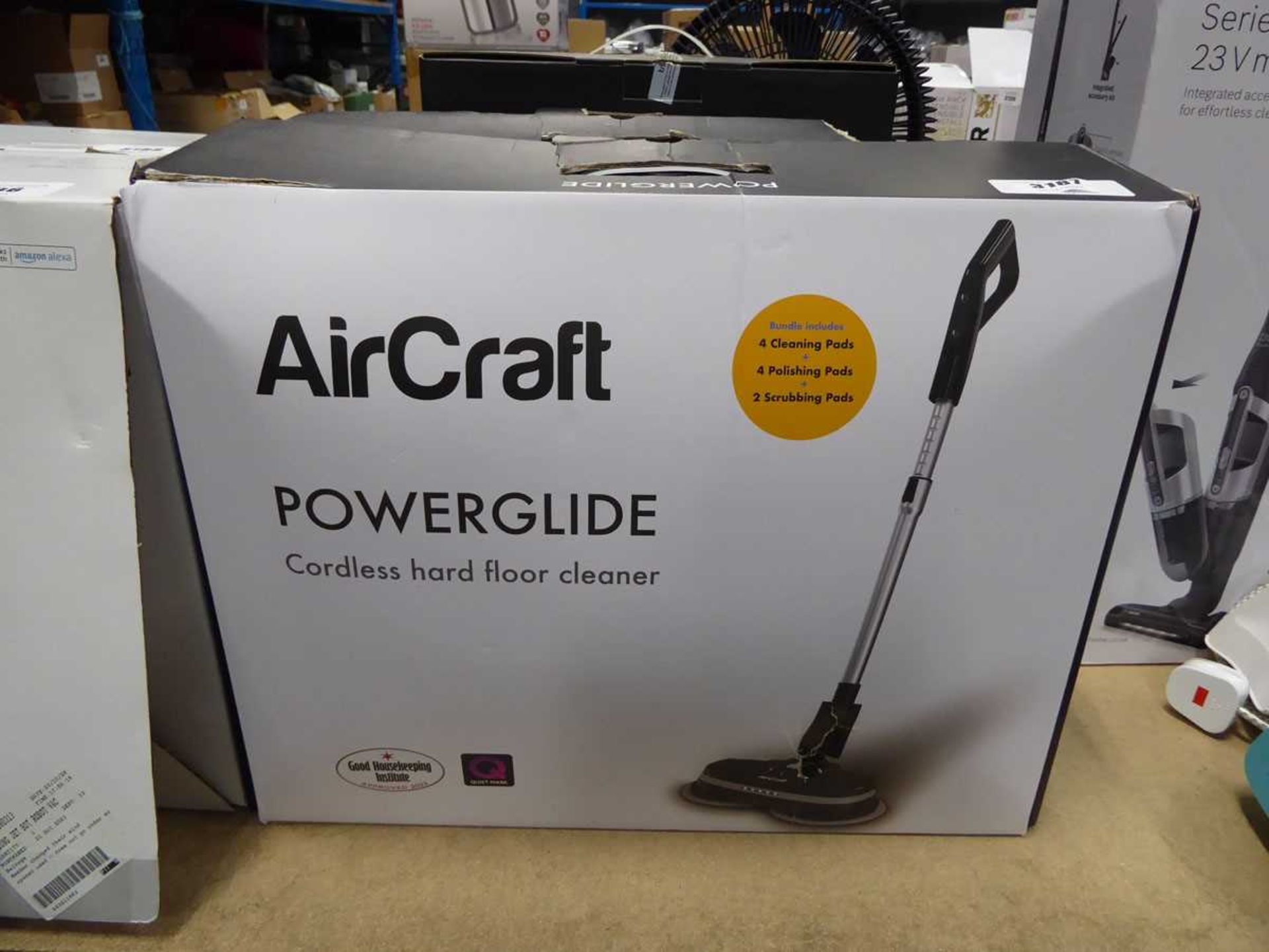 +VAT Boxed Aircraft Powerglide floor cleaner