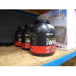 +VAT 3 tubs of Gold Standard whey protein