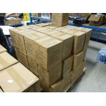 Pallet of disposable gloves