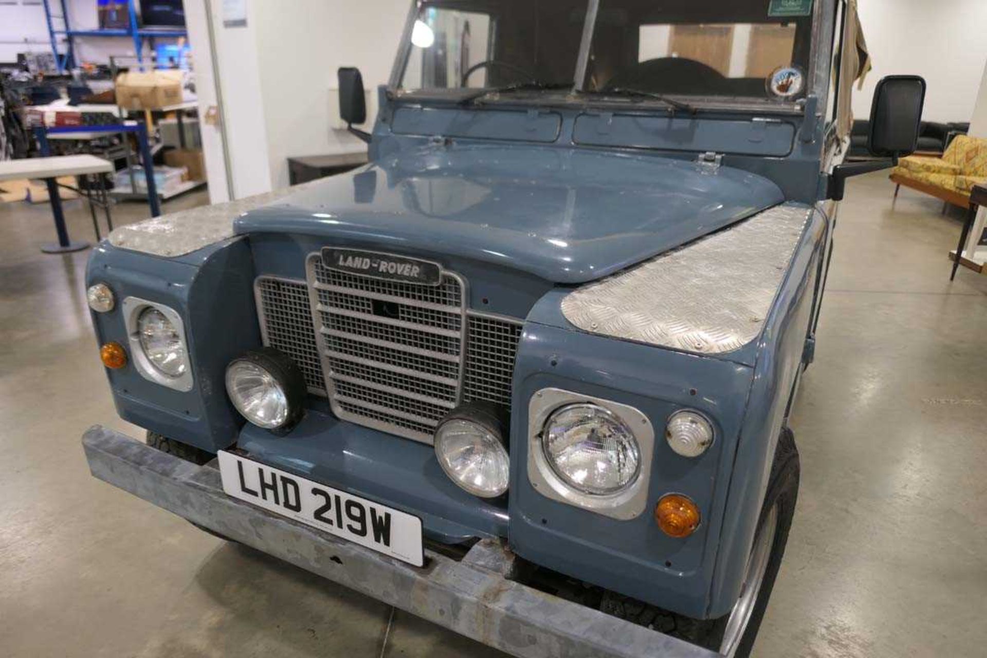 (LHD 219W) 1981 Land Rover Series 3, light 4x4 utility, 88" - 4 cyl in blue, first registered 01. - Image 17 of 17