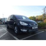 (DN60 YLO) Ford Galaxy Titanium X in black, first registered 10/01/2011, registration plate DN60