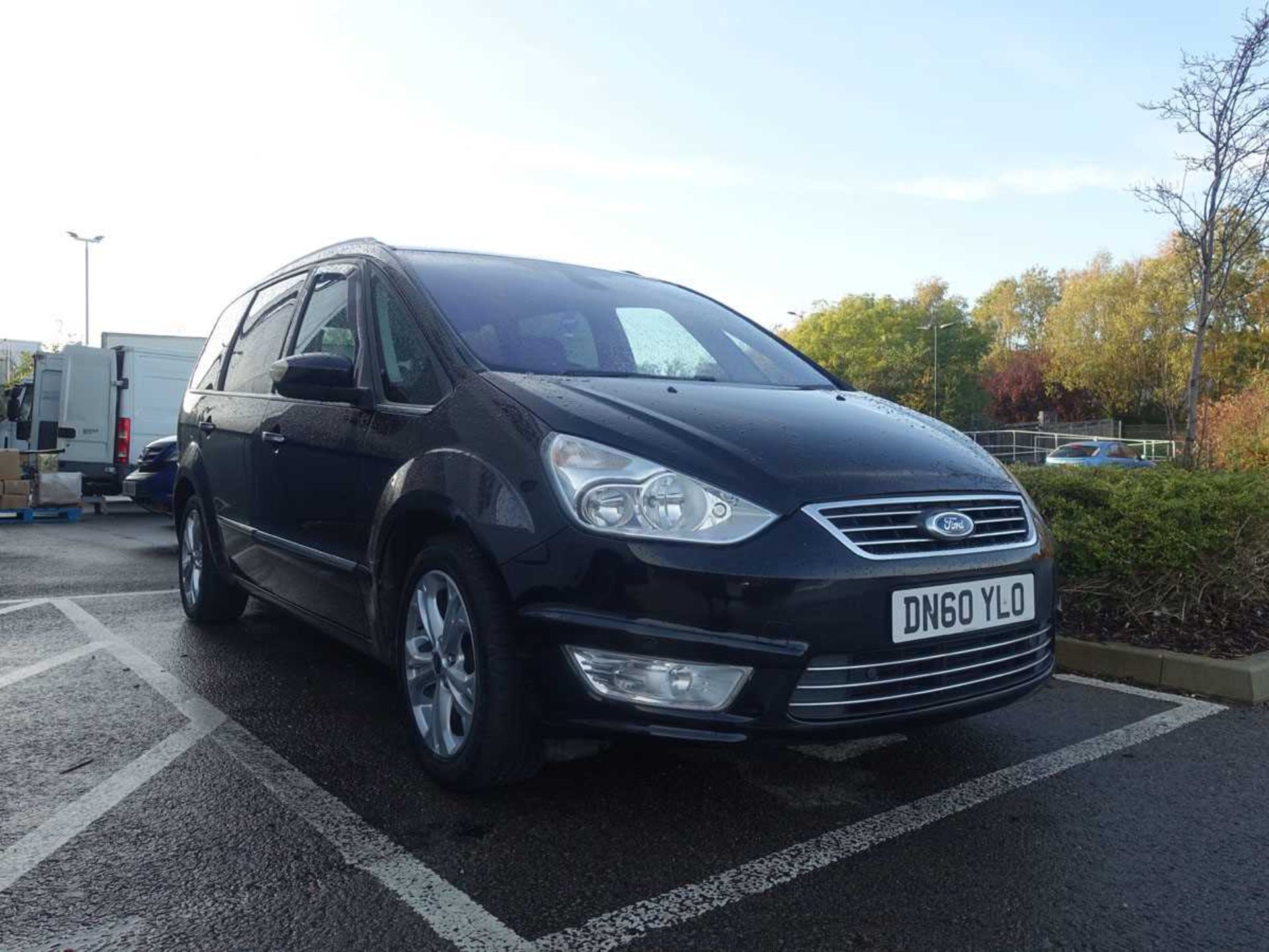 (DN60 YLO) Ford Galaxy Titanium X in black, first registered 10/01/2011, registration plate DN60