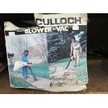 Boxed McCulloch petrol powered leaf blower