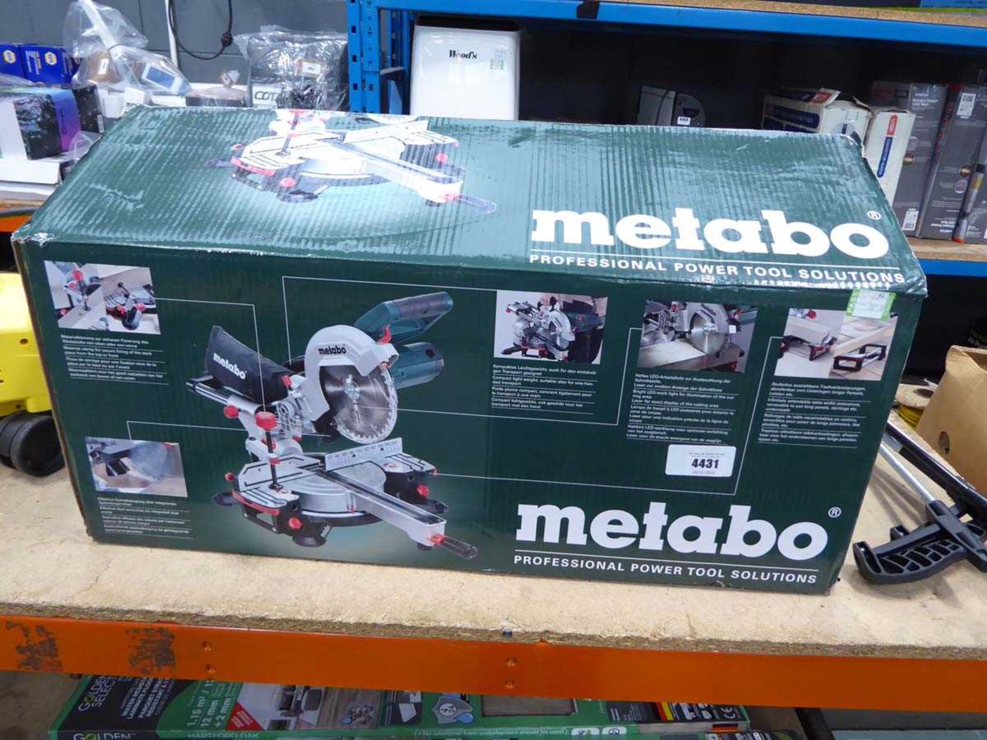 +VAT Boxed Metabo chop saw