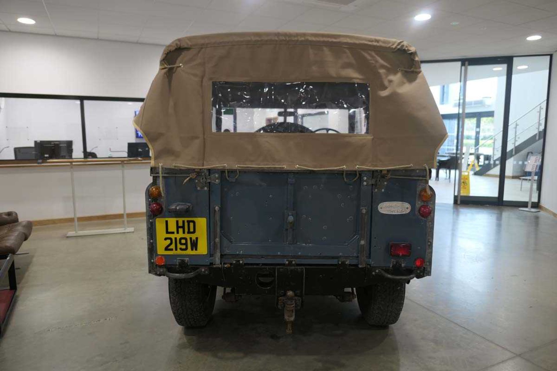 (LHD 219W) 1981 Land Rover Series 3, light 4x4 utility, 88" - 4 cyl in blue, first registered 01. - Image 15 of 17