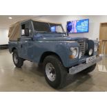 (LHD 219W) 1981 Land Rover Series 3, light 4x4 utility, 88" - 4 cyl in blue, first registered 01.