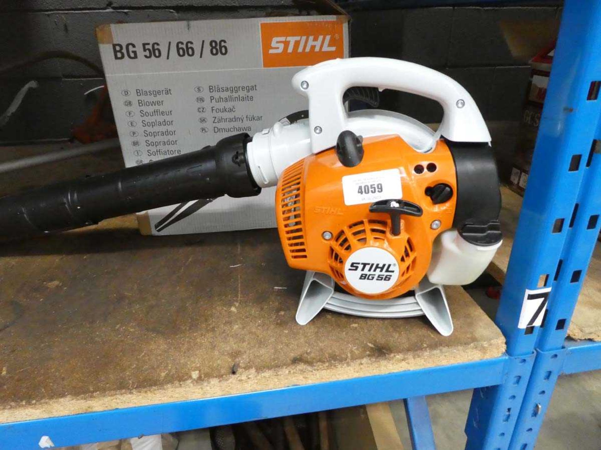 +VAT Stihl BG56 petrol powered leaf blower