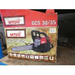 MTD boxed petrol powered chainsaw