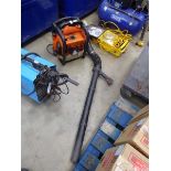 Petrol powered back pack leaf blower