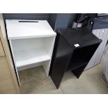 +VAT White lectern