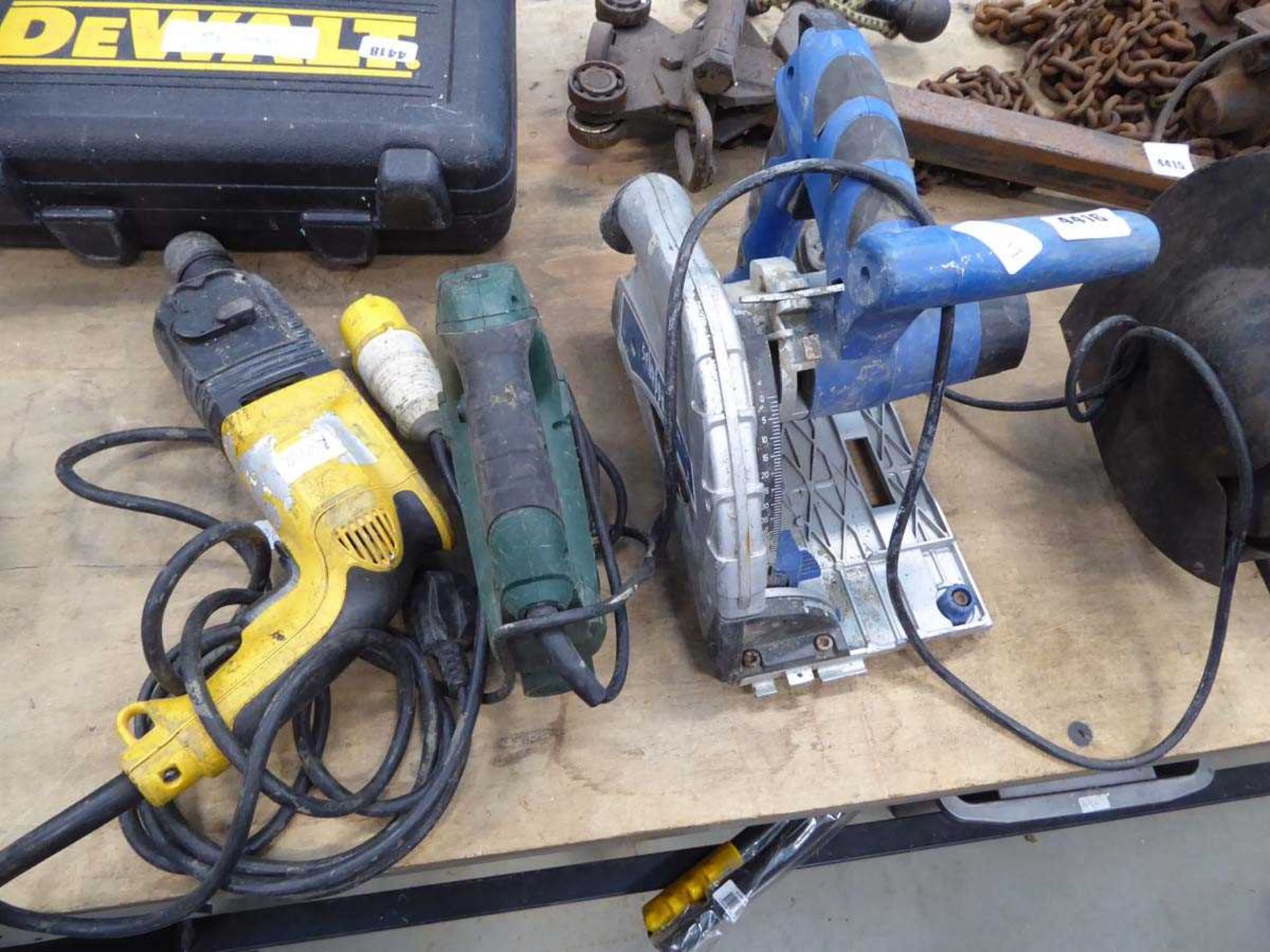 Circular saw, jigsaw and a 110v drill