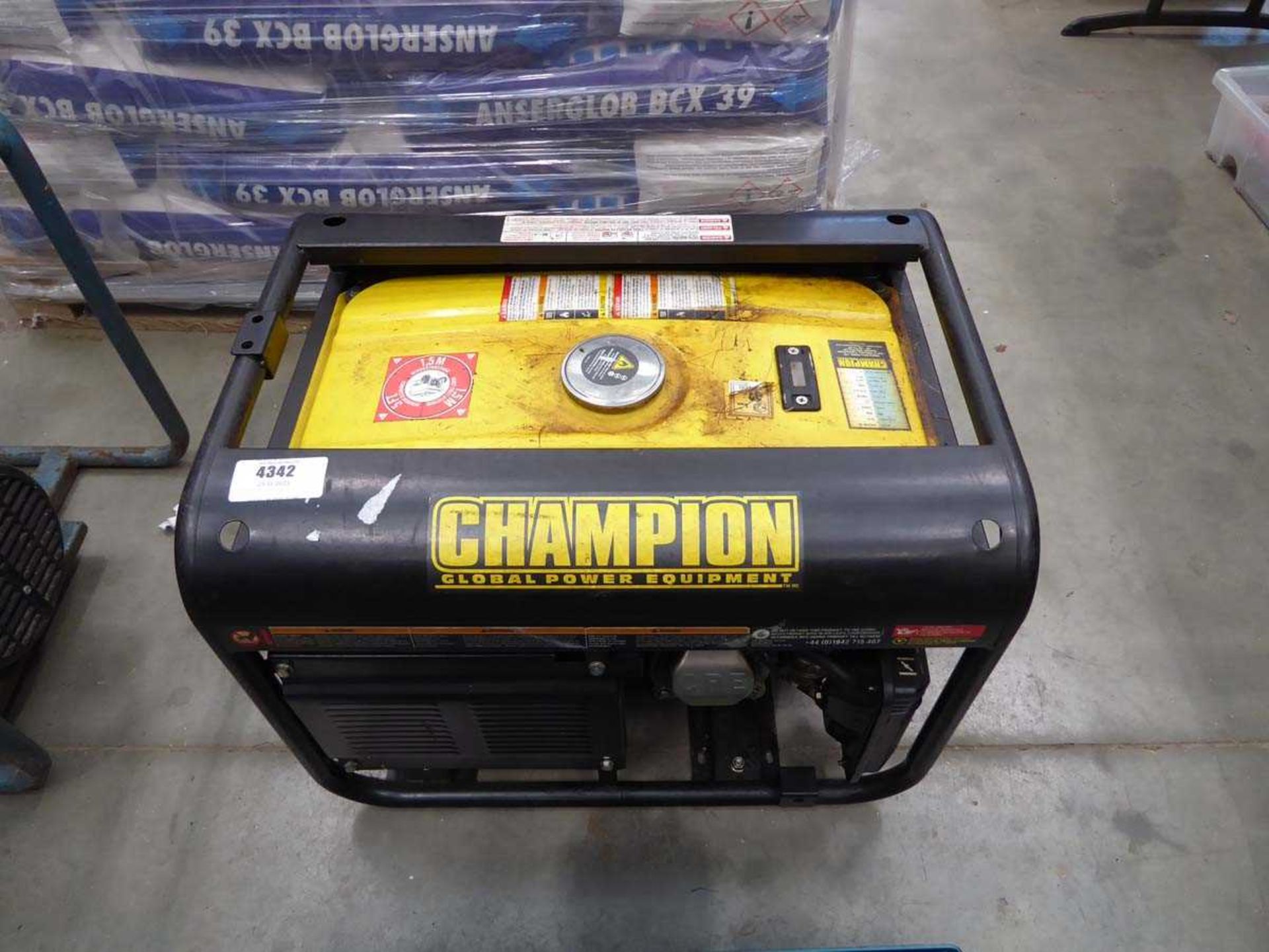 +VAT Champion petrol powered generator