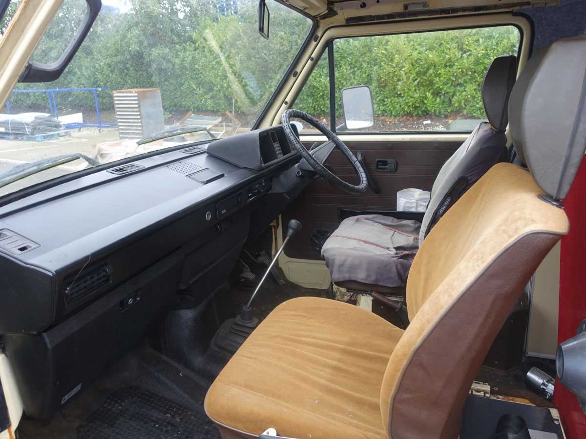 (FCG 403W) Volkswagen T25 Camper Van, Devon Moonraker in red and cream, with original gas fridge - Image 7 of 16