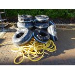 Large pallet of air hose