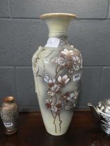 Modern floral patterened Chinese vase