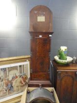 Mahogany long case clock