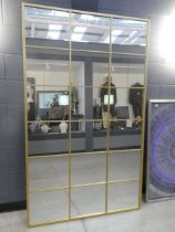 +VAT (4) Rectangular garden mirror with metal frame