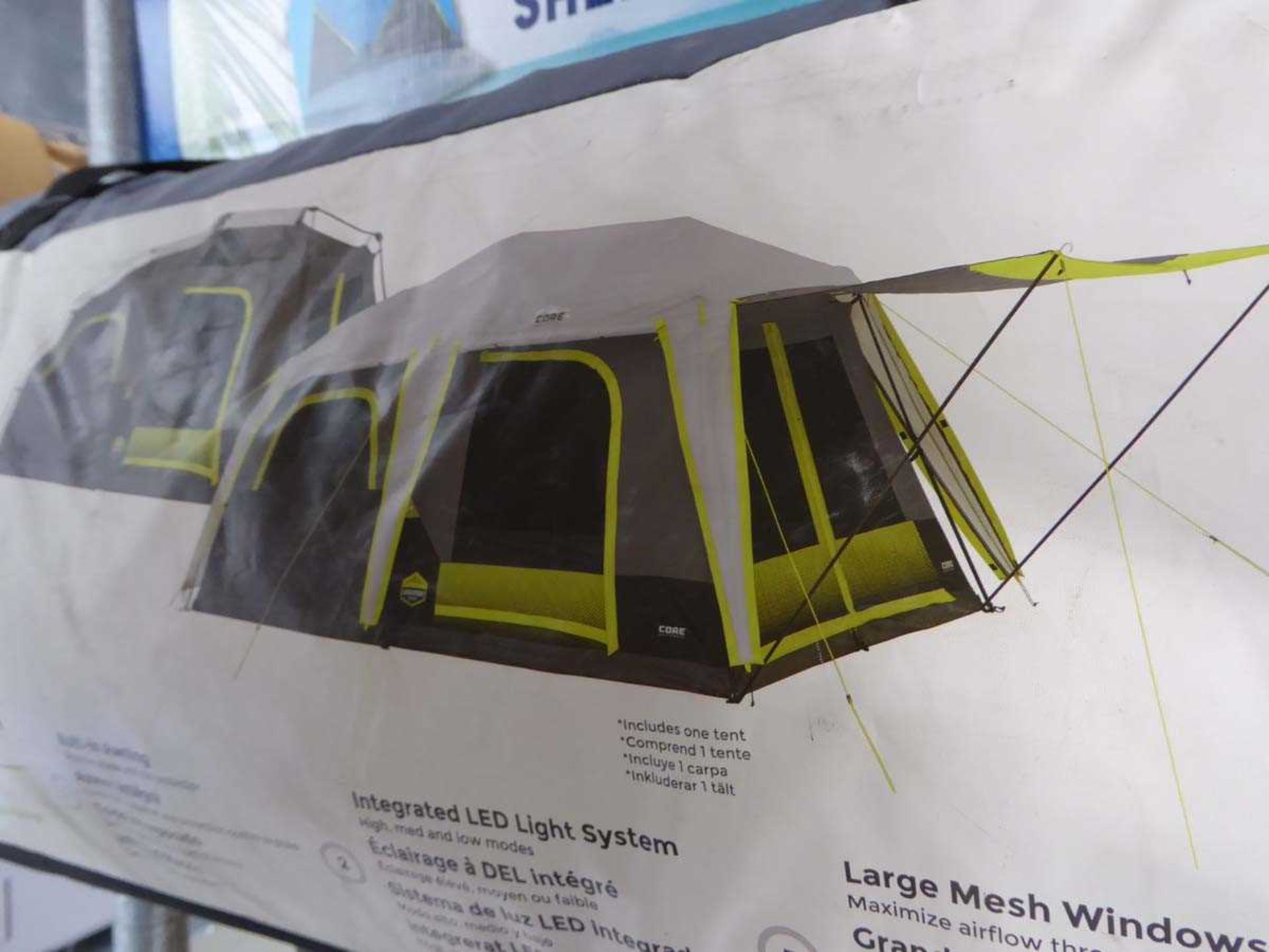 +VAT Core Equipment 10-person tent and 2 popup shelters - Image 2 of 3