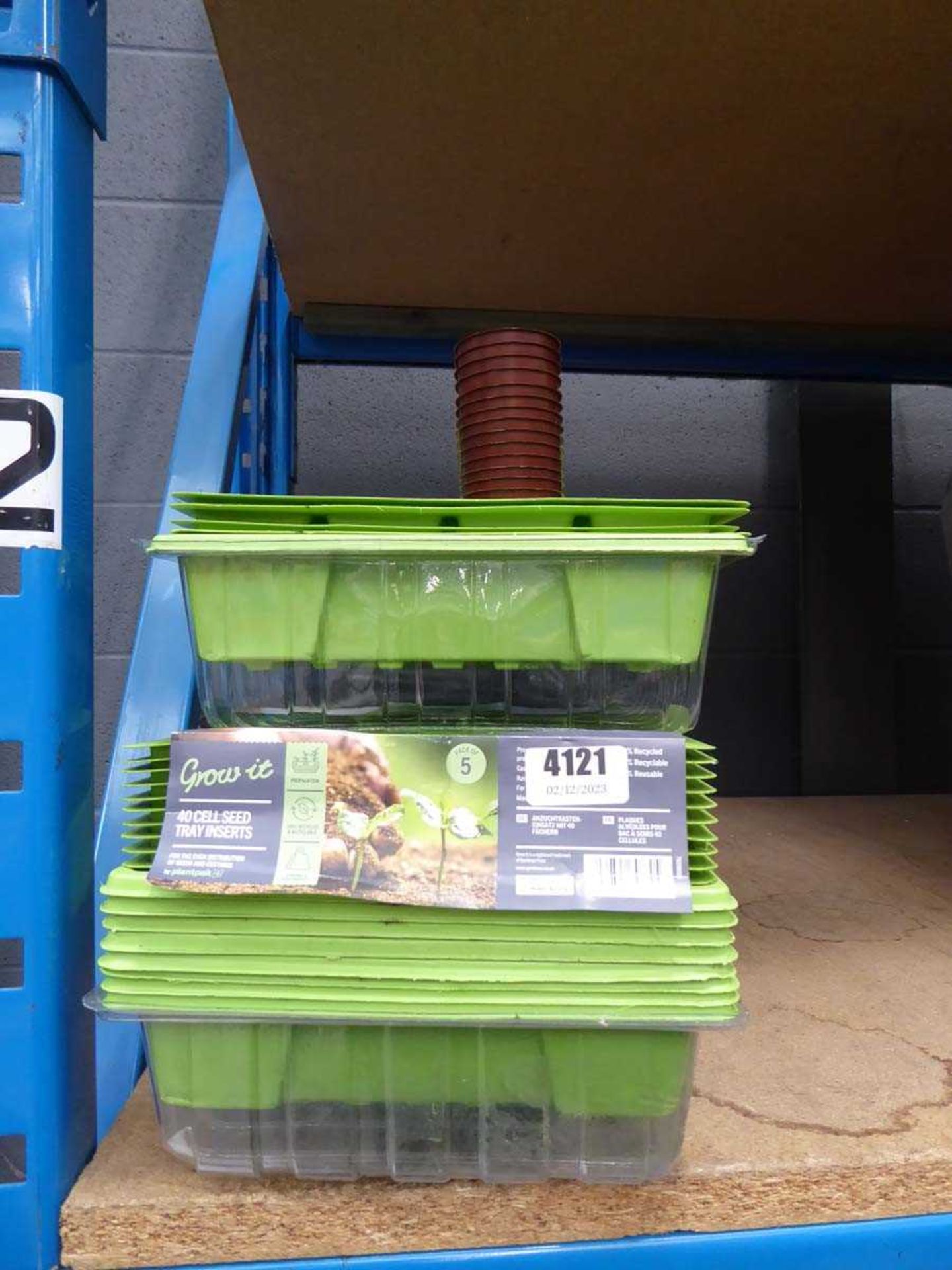 Small quantity of seed trays