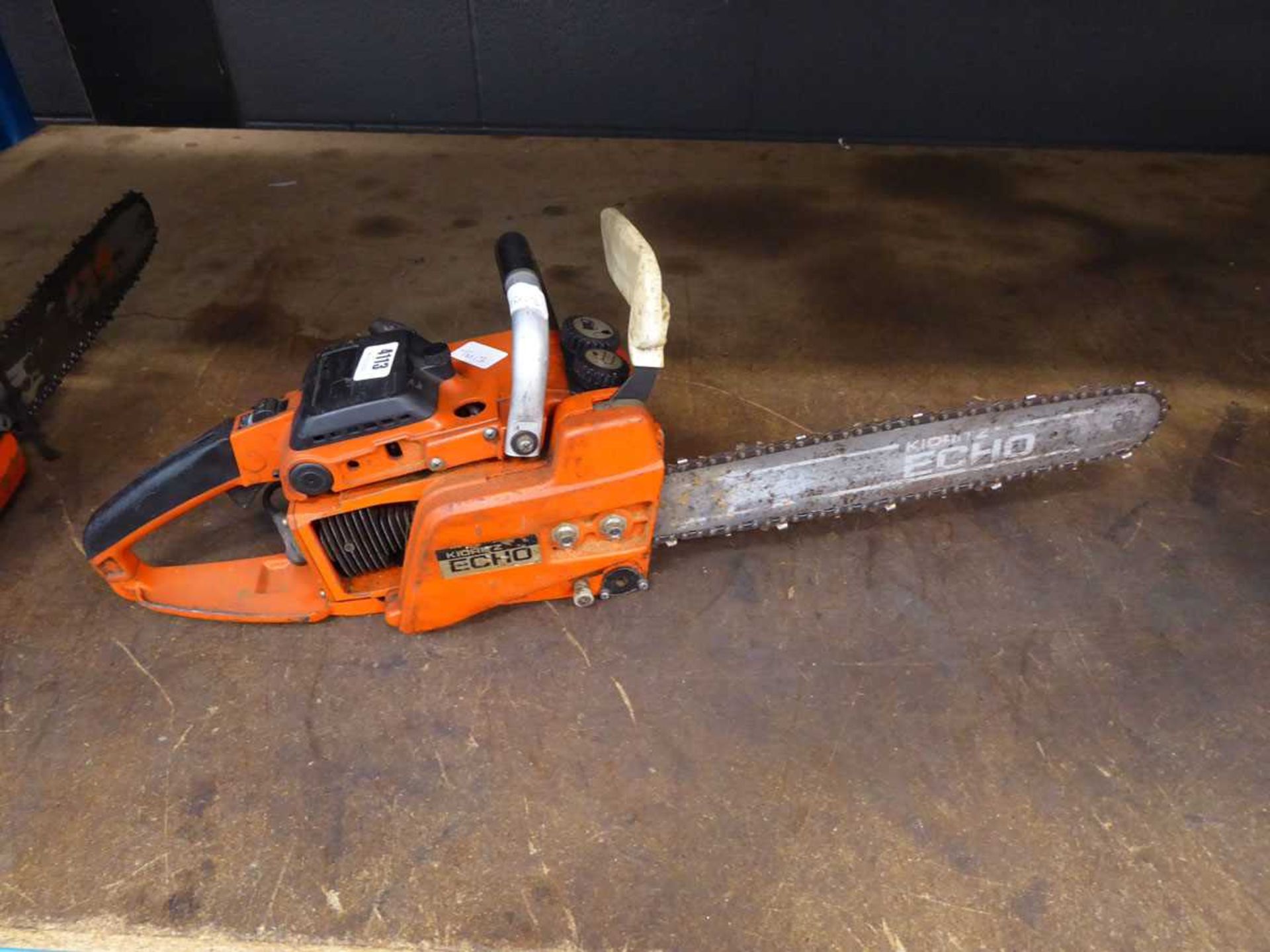 Echo petrol powered chainsaw