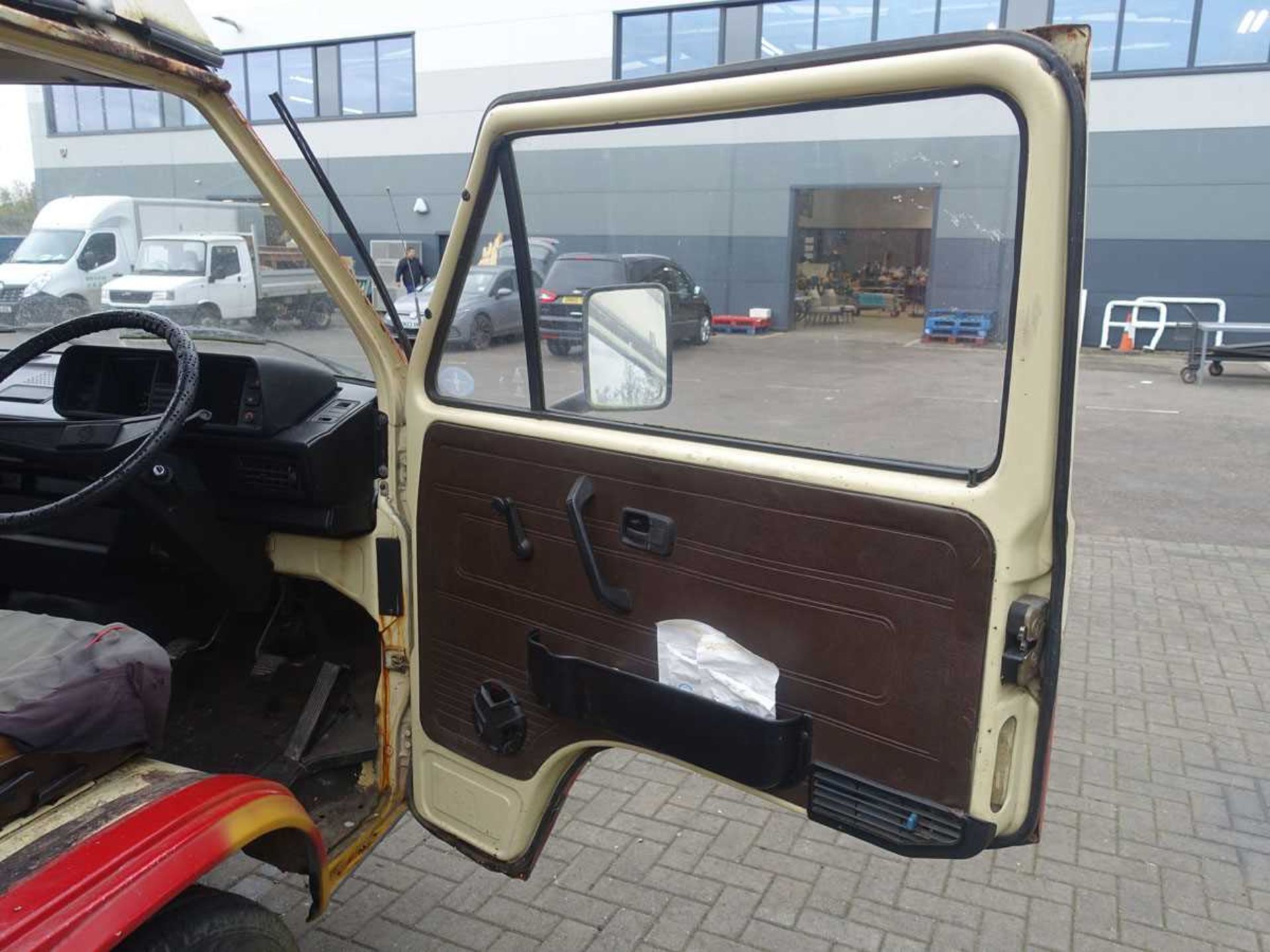 (FCG 403W) Volkswagen T25 Camper Van, Devon Moonraker in red and cream, with original gas fridge - Image 13 of 16