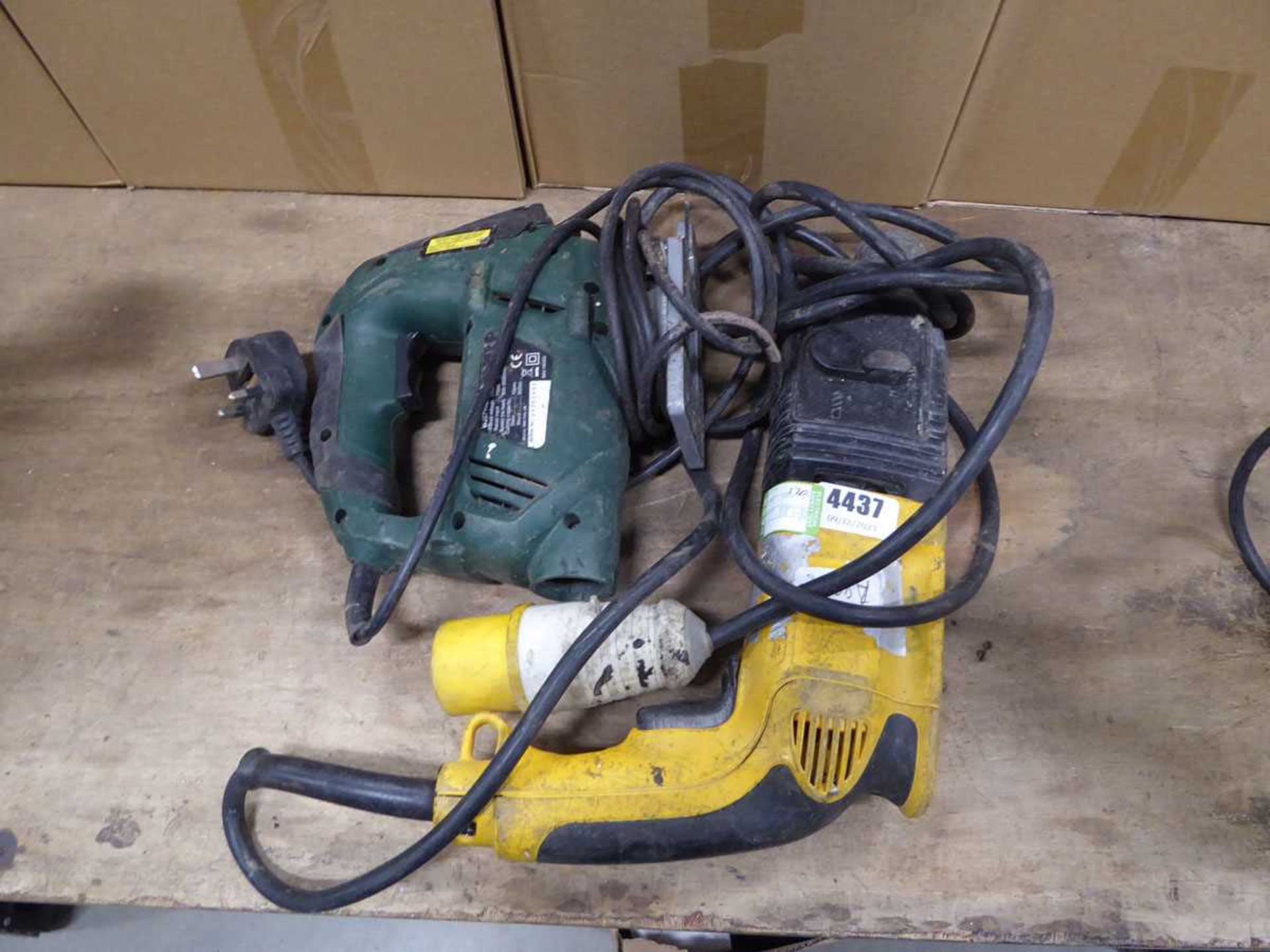 110v DeWalt SDS drill and small jigsaw