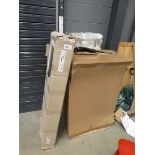 +VAT 3 boxes and basket containing furniture parts