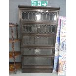 Globe Wernicke bookcase in five sections