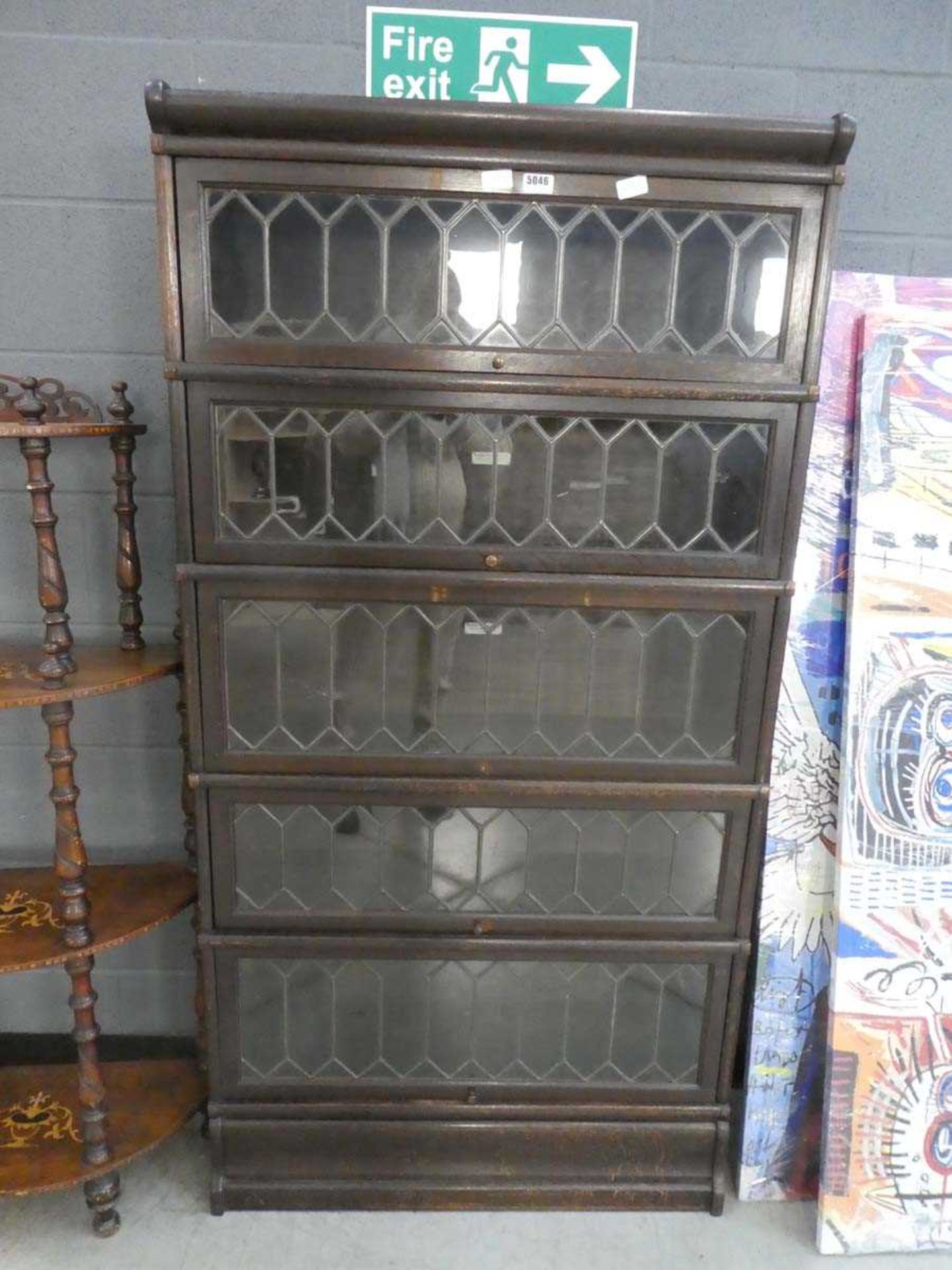 Globe Wernicke bookcase in five sections