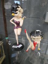 2 x Betty Boop figures