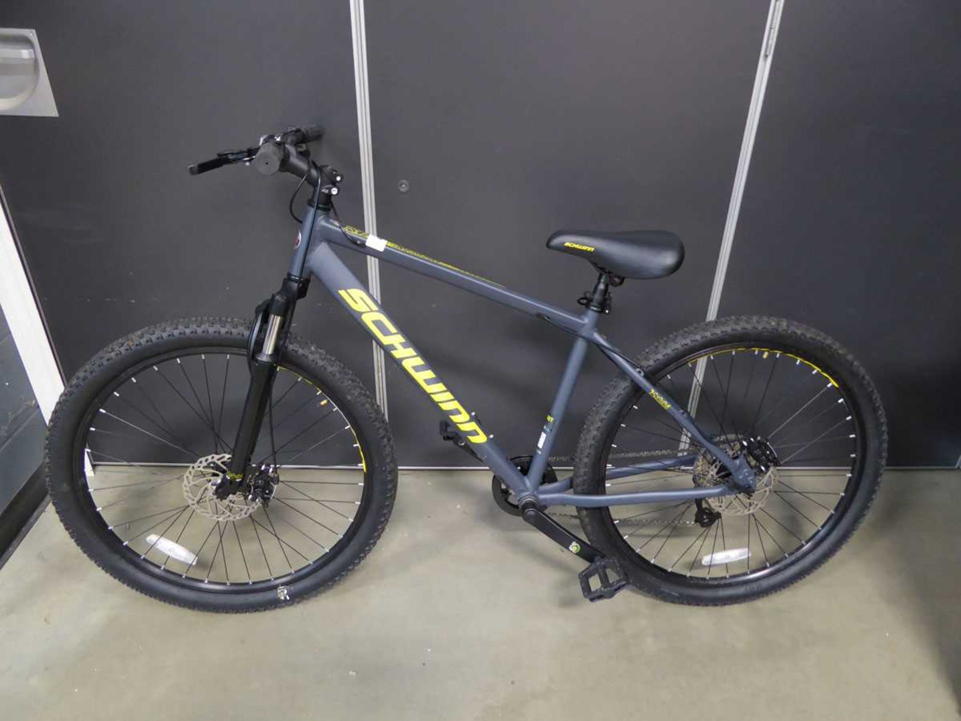 +VAT Schwinn mountain bike in grey and yellow