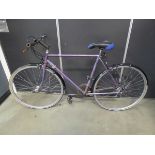 Mountain bike in purple