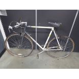 Raleigh Equipe racing bike in white and grey