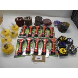 +VAT Emergency hammers, drum sanders, cutting & sanding discs, tape measures and circular hole drill