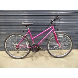 Ladies Apollo bike in pink
