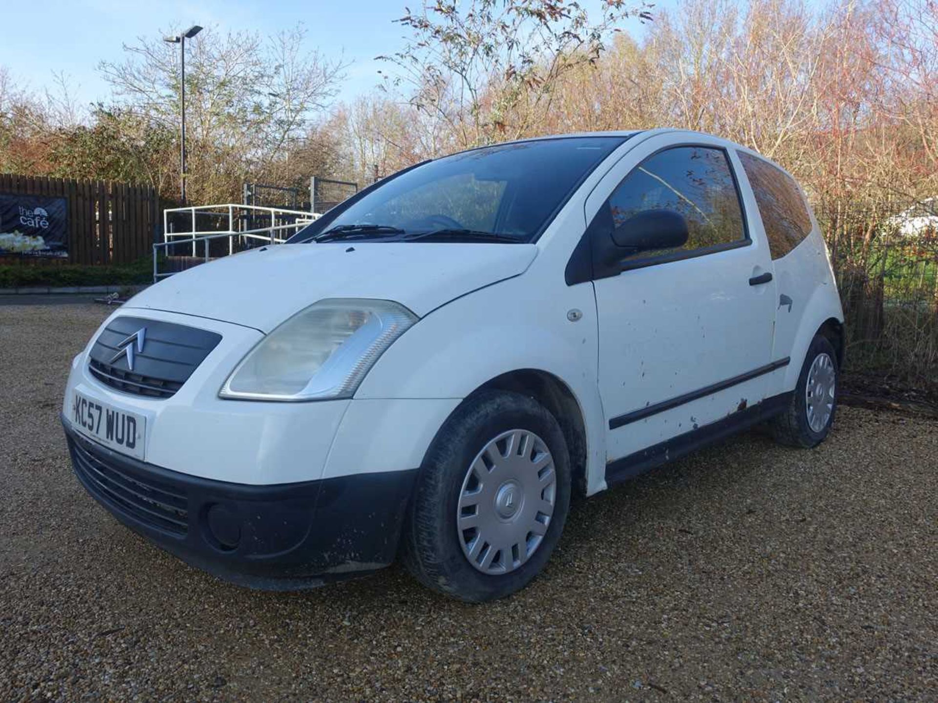 (KC57 WUD) Citroen C2 Enterprise Van in white, 5-speed manual, first registered 16/10/2007, 1398cc - Image 3 of 7