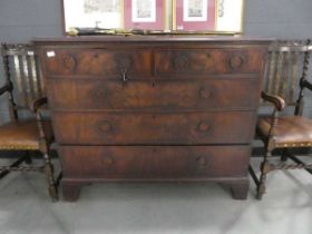 Georgian mahogany secretaire