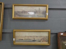 Pair of London engravings