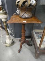 (2) Tripod table with chessboard surface