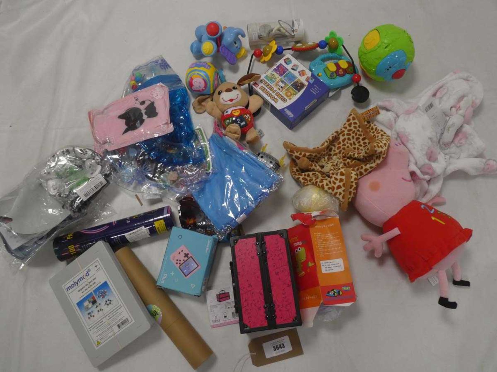 +VAT Various novelty toys together with a selection of baby toys