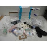 Fittleworth colostomy bags, ResMed filters, Pulse oximeters, blood pressure sleeves, Urinalysis