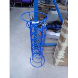 +VAT Two blue metal stands