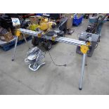 DeWalt chop saw on stand