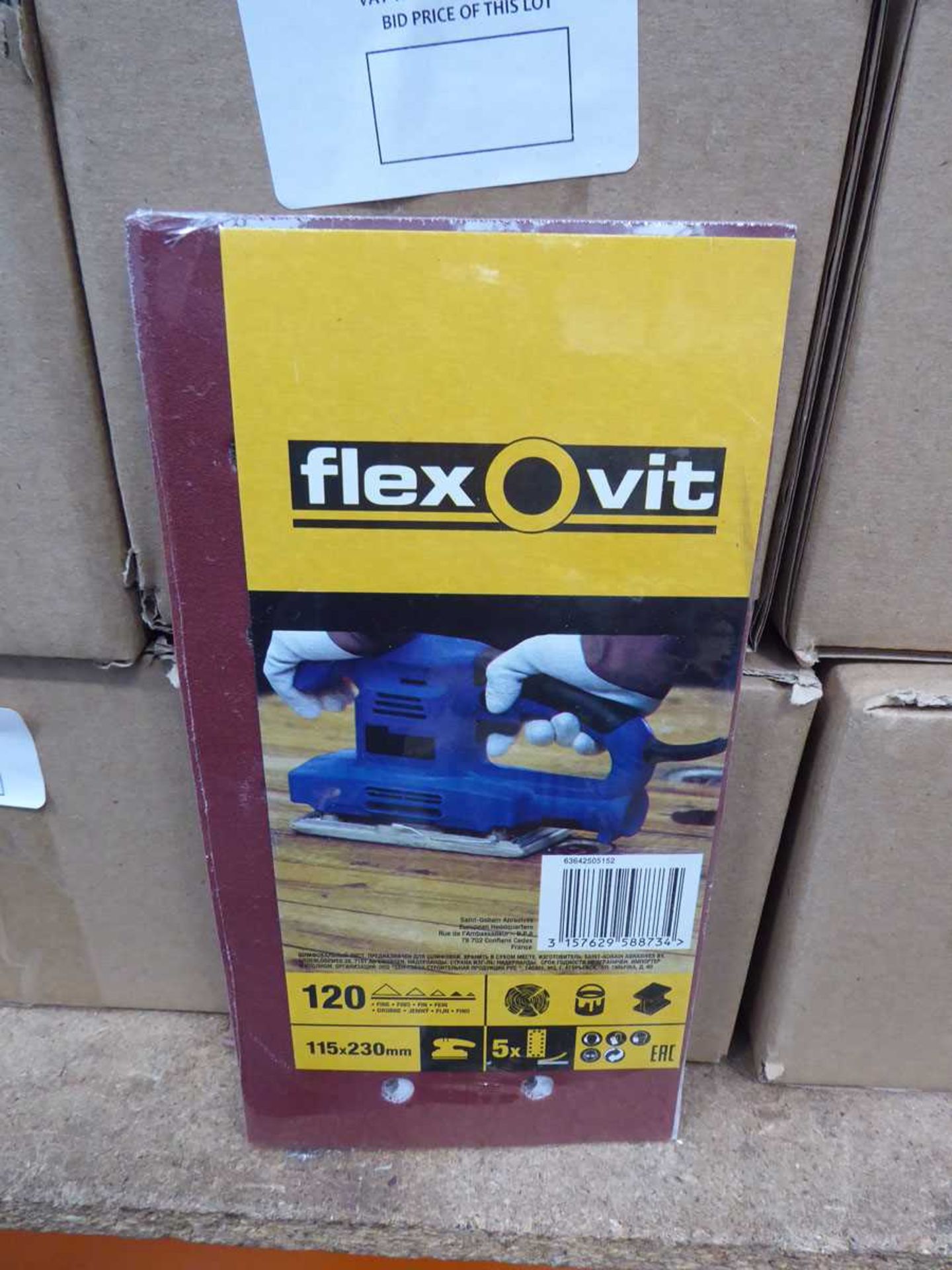 +VAT 3 boxes of 10 sanding sheets with 14 holes - fine pack - Image 2 of 2