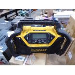 DeWalt radio with battery