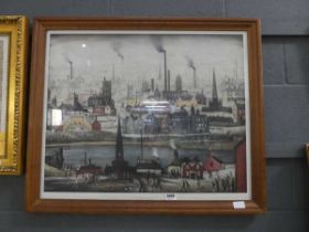 Lowry print; Industrial landscape The Canal