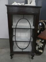 Glazed single door china cabinet