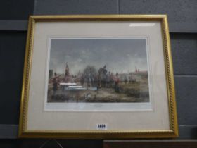 Limited edition print entitled Day of Destiny the morning of Waterloo