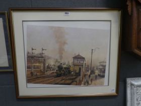 Limited edition steam rail print