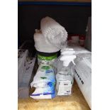 +VAT Quantity of cleaning detergent, wipes, surface cleaner, bin liners etc.